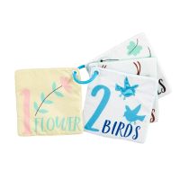 Raad eens hoeveel ik van je hou Play and Go vierkant pluche boekje met ring